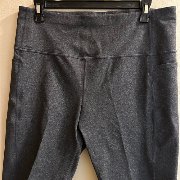 Skechers Pants - Skechers Charcoal High-Rise Leggings